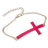 Pulseira de metal Cruz