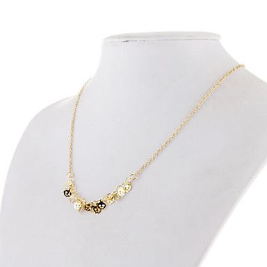 Colar Alloy crânio do ouro