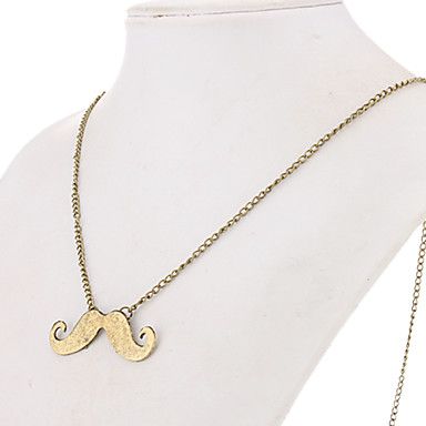 Colar de Bronze Bigode Chic