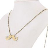 Colar de Bronze Bigode Chic